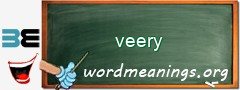 WordMeaning blackboard for veery